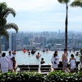 新加坡-世界最大的懸臂屋頂,57樓上的池畔酒吧 濱海灣金沙酒店Marina Bay Sands+Spago Bar & Lounge - 1