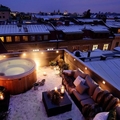 瑞典哥特堡，泡頂樓盆浴。
