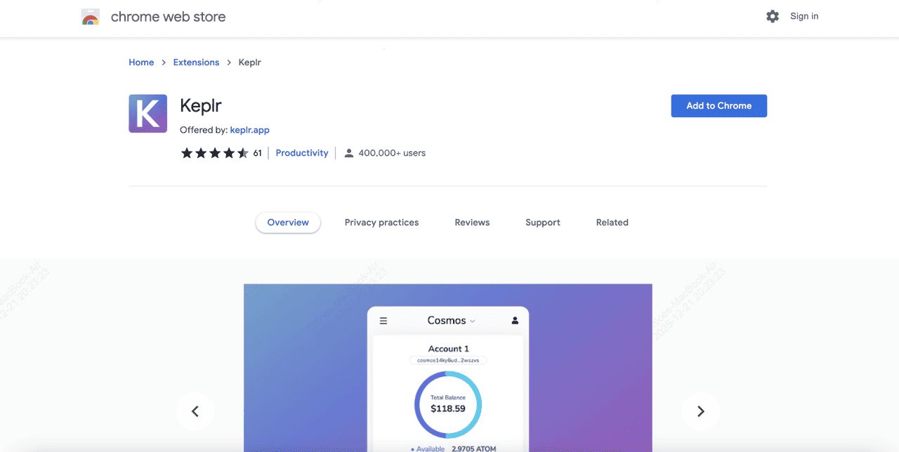 什么是 Keplr Web3 钱包？如何设置？（图文步骤指南） — 相关配图2