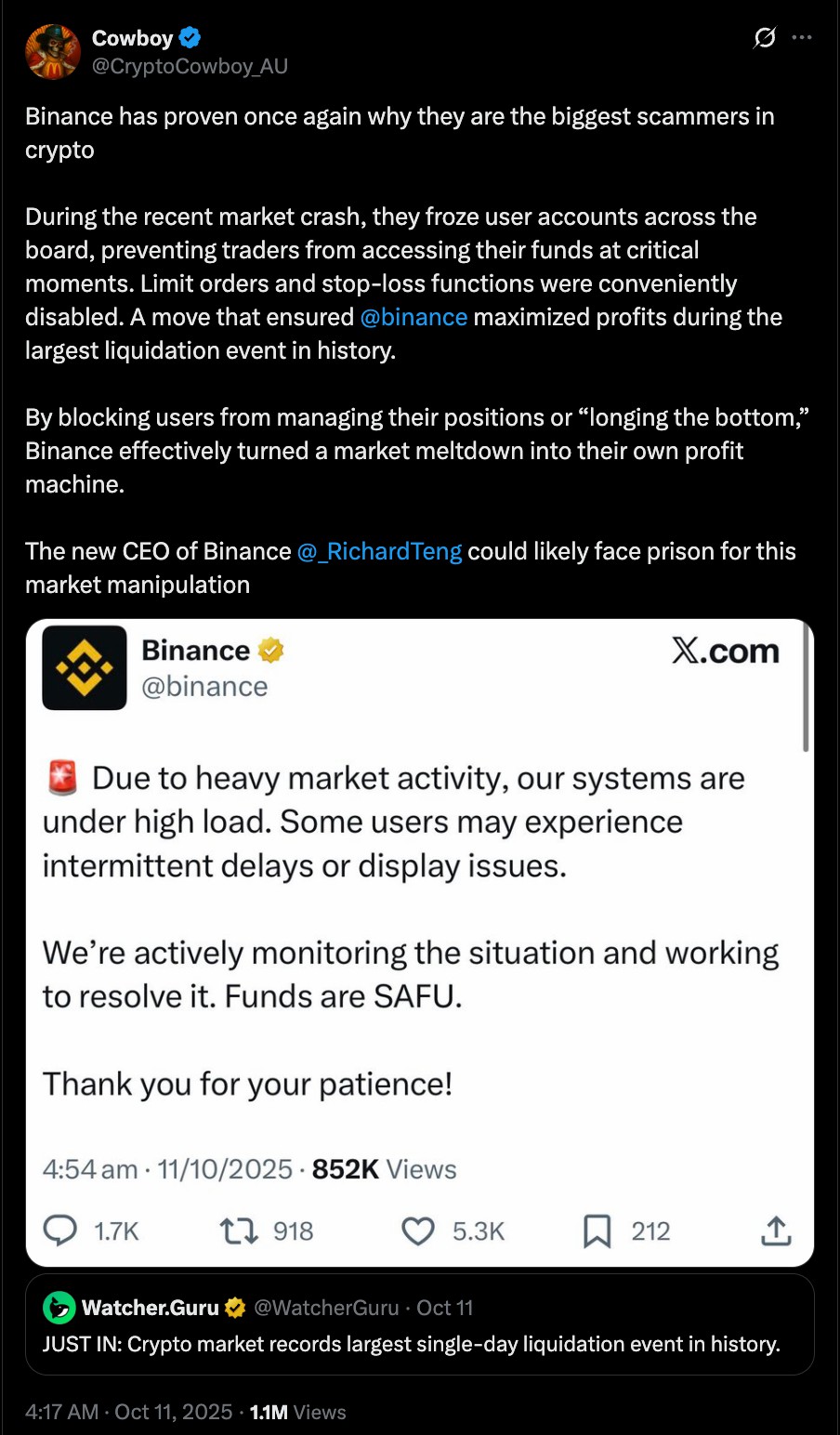 一文了解为什么币安（BINANCE）上的一些山寨币暴跌至零？ — 相关配图6