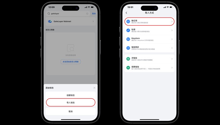 如何在TokenPocket创建和导入GateLayer Mainne — 相关配图9