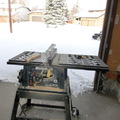 被凍壞了的table saw