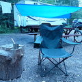 A camper's seat, at Hillard's Bay