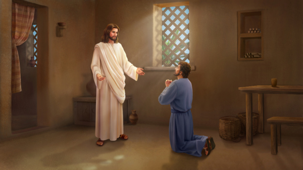 主耶穌與彼得對話