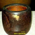 日本梧桐木圓形火盆(銅片貼花)-2
