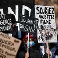 Police fire tear gas at Paris protest against police violence