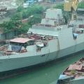 中國最新軍艦下水沒裝球鼻艏被吐槽 004