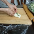 素韭菜盒子的做法