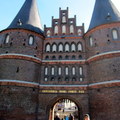 德國北部 Lübeck市老城門