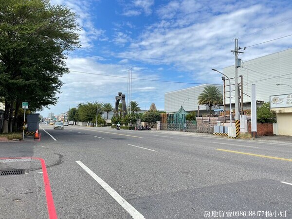 永康大路面辦公室500地坪乙種工業地*永康區中山北路台20線