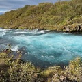 冰島陽光行：「蒂芬妮藍」瀑布