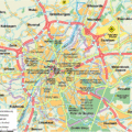 50/Map of Brussels (Belgium).