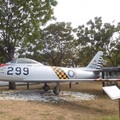 水交社文化園區內 除役的F-86軍刀機