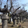 上野東照宮前的石雕路燈