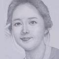 人像素描 ─ 韓國美女