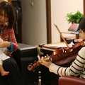 When a baby meets a violin