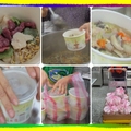 〈麵疙瘩-01彩燴養生湯〉09盛碗蓋裝袋運送