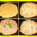 〈米披薩-01什錦蔬果蛋〉03-2加乳酪餡料烘烤