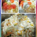 〈百合-08南瓜洋蔥餅〉03加蛋與調味料