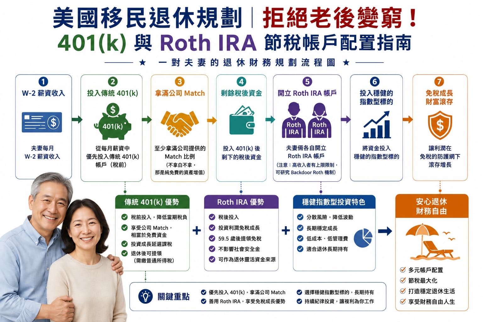 美國移民退休規劃