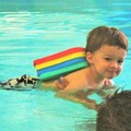 Jake swimming lesson