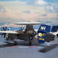 Grumman E-2 Hawkeye CAG of VAW-117 Wallbangers