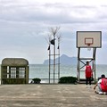 大溪海邊籃球場