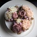 357粉紅花園蛋糕皂