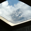 112馬丘比丘的火車天窗可看到山上雪景