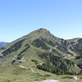 2012/7/2(一)晴,遠眺合歡尖山.