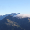 向陽山上遠眺玉山群峰