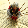 編織人生。手工竹簍