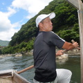 香魚的故鄉~京都保津川~保津川泛舟一路的風景
