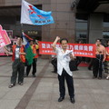 呂寶堯主席(會長)遊行示威抗議二