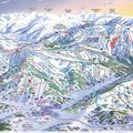 Mt. Perisher  雪山滑雪路線圖