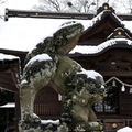 ↓「松江神社」的主御祭神：松平直政（松平家初代藩主）、堀尾吉晴公（松江開府始祖）、徳川家康公