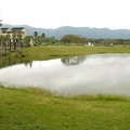 ↓「東湖」為東華大學校園內最大的湖泊（手機全景模式)