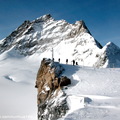 瑞士美少女 Jungfrau (4158m)終於出現在眼前