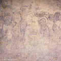 牢房南牆上有一幅耶穌受難圖，那是15世紀一位不知名藝術家的作品