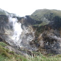 ↓小油坑位於七星山的西北麓，為一處後火山活動地質景觀區