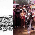 台灣早期約1960~1970年代的素蘭陣老照片