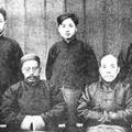 126.1925年冬在清華國學研究院，前排右起：趙元任、梁啟超、王國維、李濟