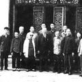 126.趙元任夫婦（前排左四、三）1973年5月21日上午，趙元任夫婦偕次女新那、二女婿黃培雲、兩個外孫，從北京回到常州探親在故居