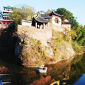 黃州竹樓位於黃州西北角赤壁旁的城牆上