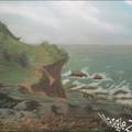 畫廊~粉彩畫 【格雷維爾的斷崖】是臨米勒名畫150選之一