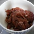 秋葵炒肉片 
