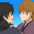 日本動畫《鄰座的怪同學》，男主角吉田春和女主角水谷雫好像不懂得接吻，兩人互啄得很厲害而已