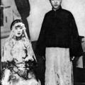 1927年旅順大和旅館20歲川島芳子與24歲的甘珠爾紮布
