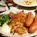 German Wurst with Rosti   wurst: 德國香腸  rosti: 德國炸馬鈴薯餅