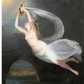 英國Guy Head, 1793年, "Iris Carrying the Water of the River Styx to Olympus for the_Gods to Swear By" 希臘字Iris=rainbow 奧林帕斯眾神的信使